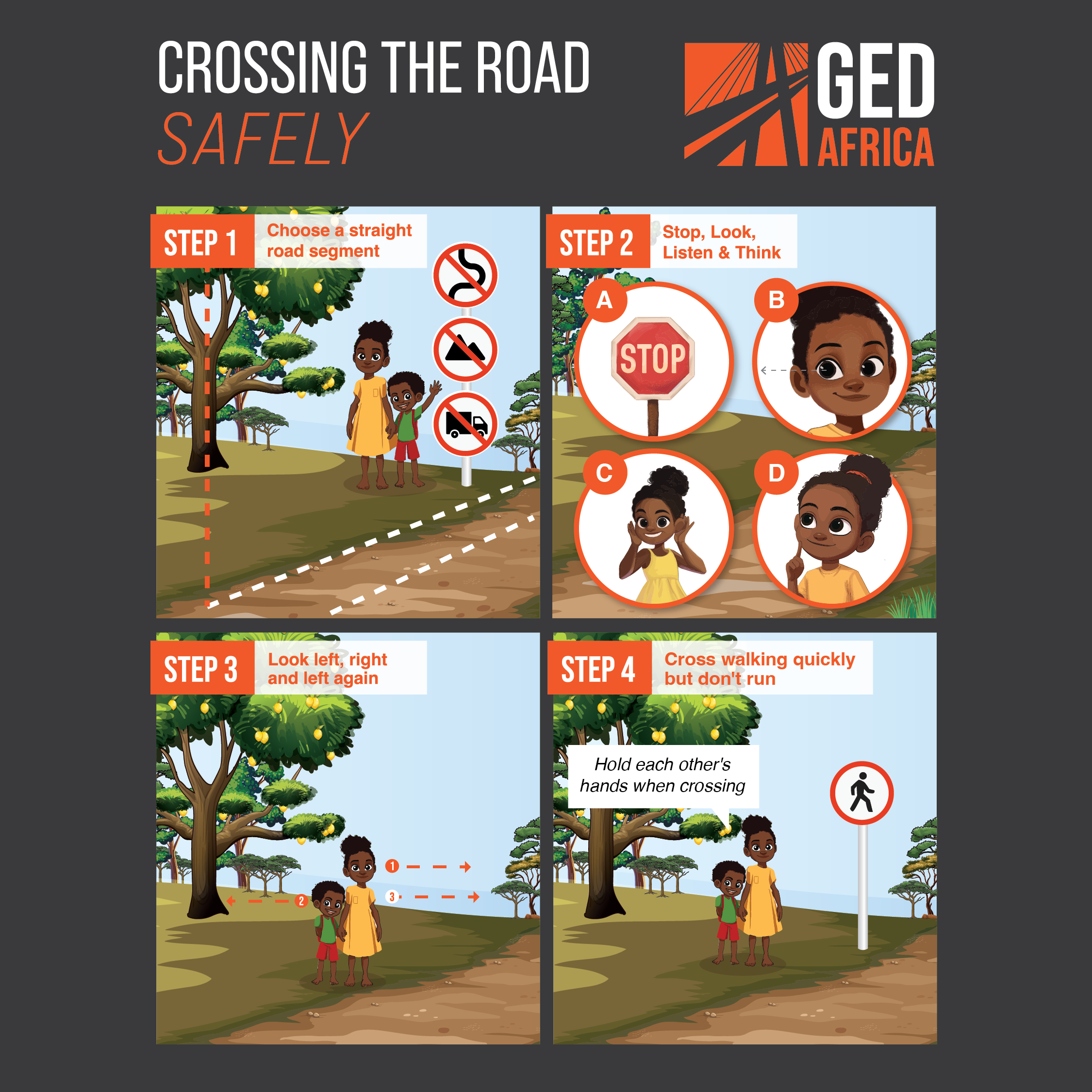 Crossing the road safely